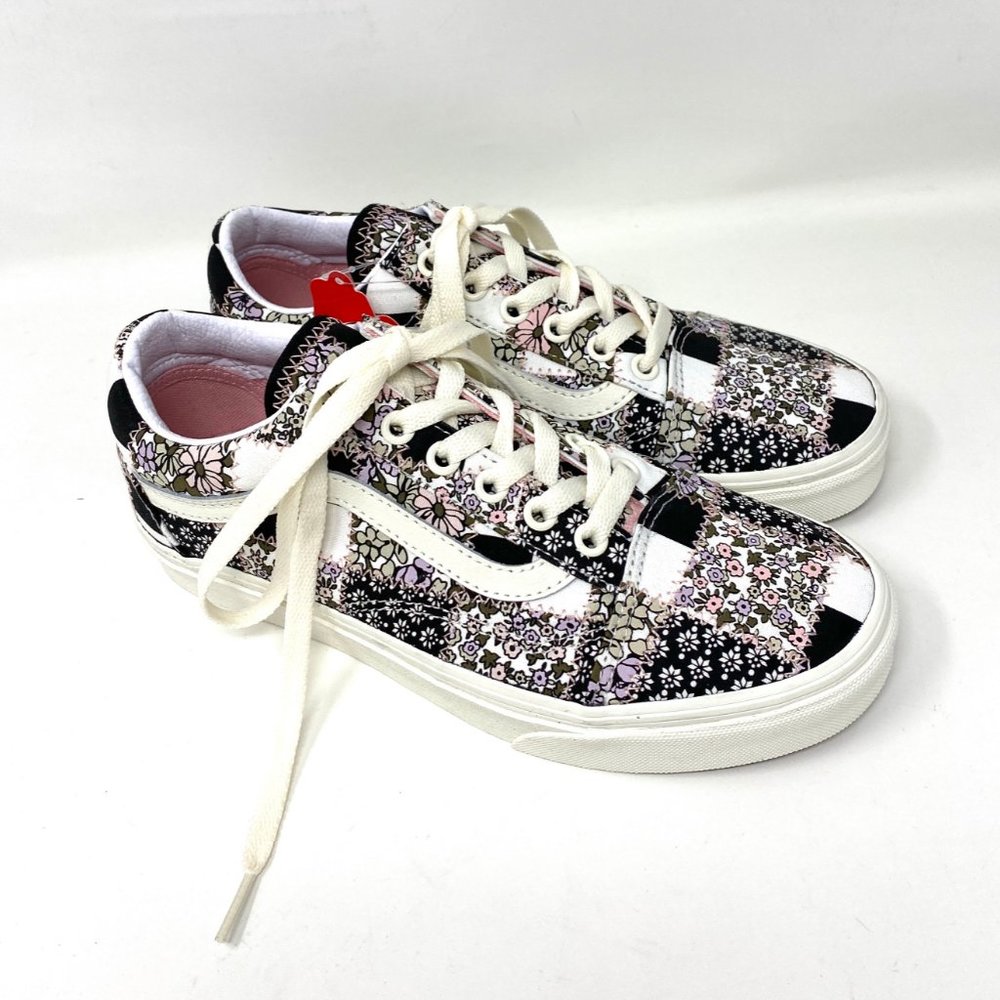 💖MEGA SALE💖VANS OLD SKOOL Womens Casual Patchwork Floral Low VN0A38G19FY - Picture 6 of 10